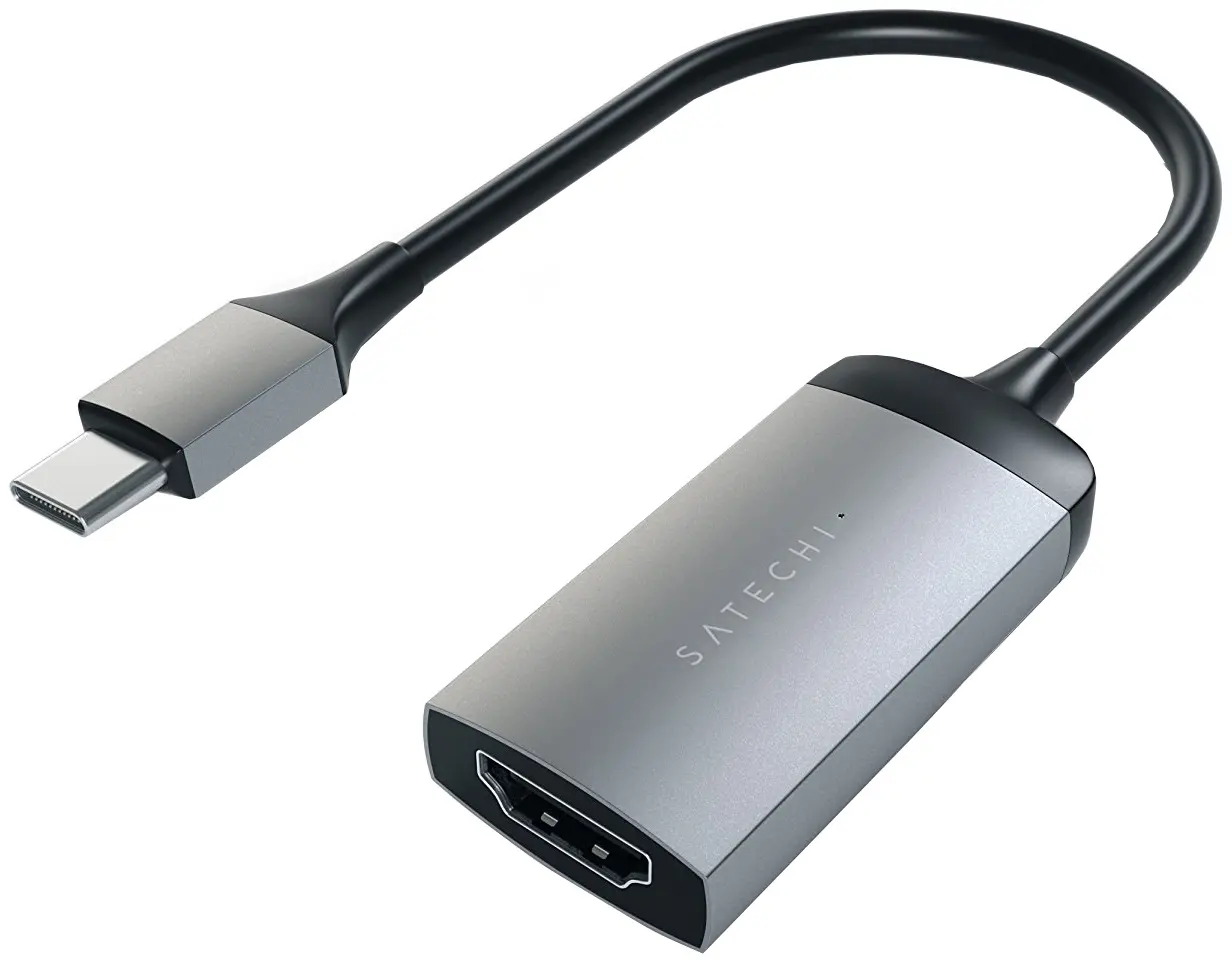 نمونهای از تبدیلکنندههای Type-C به HDMI با طراحی مدرن و پورتهای متعدد