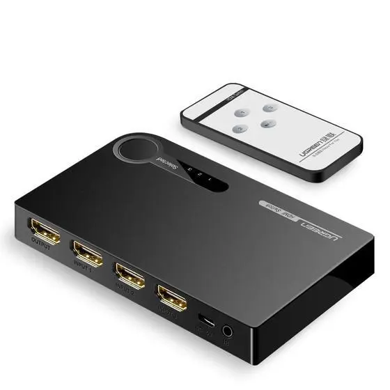 نمونهای از سوئیچهای HDMI با ورودیهای متعدد برای اتصال دستگاههای مختلف