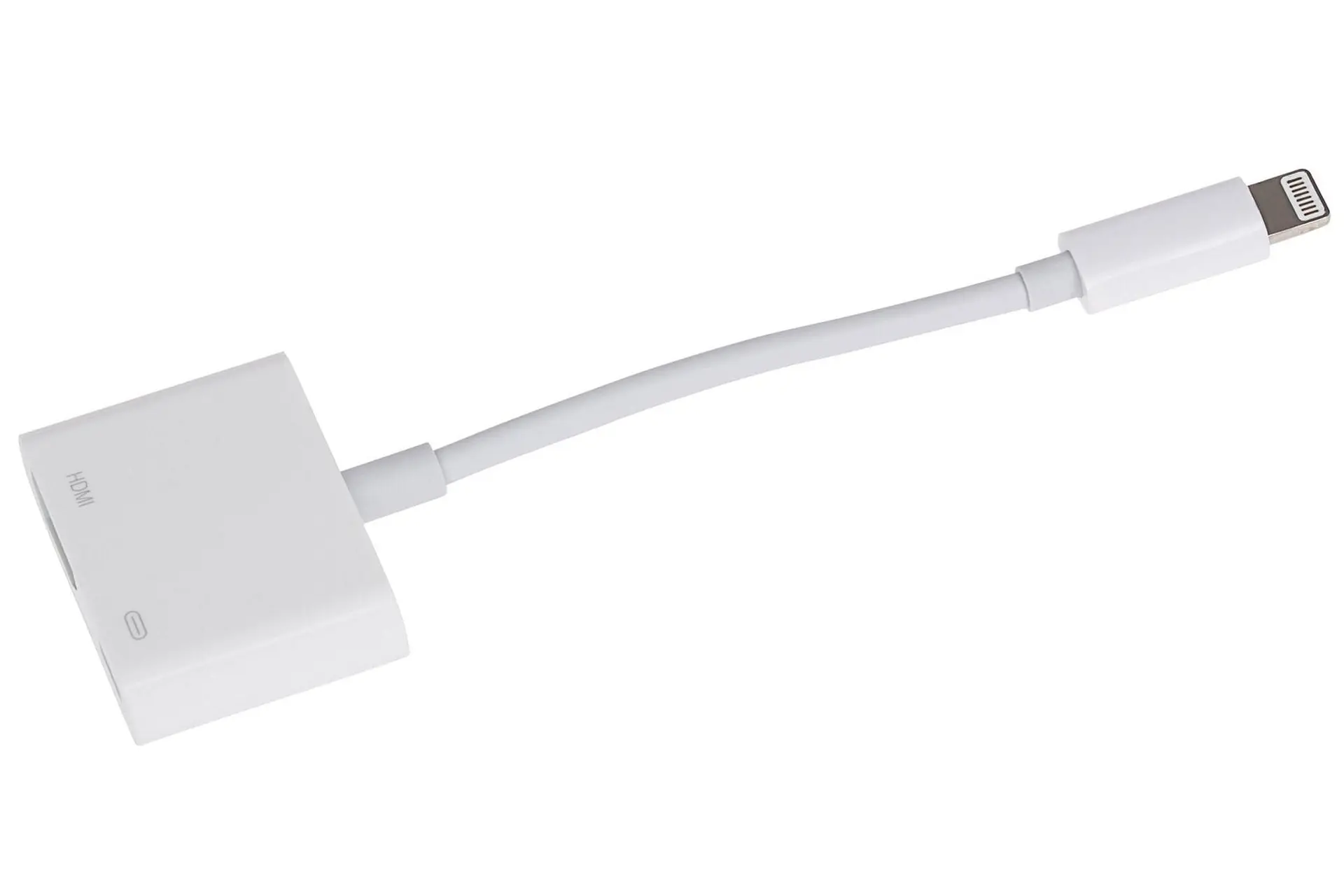 نمونه یک تبدیل لایتنینگ به HDMI با طراحی ساده و پورتهای واضح