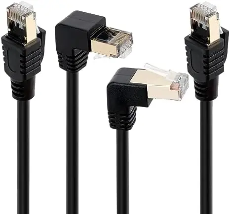 نصب کابل شبکه Cat7 در یک مرکز داده برای انتقال داده‌های با سرعت بالا