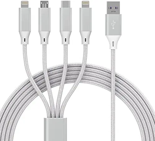 کابل شارژ چندکاره با پورتهای USB-A و USB-C