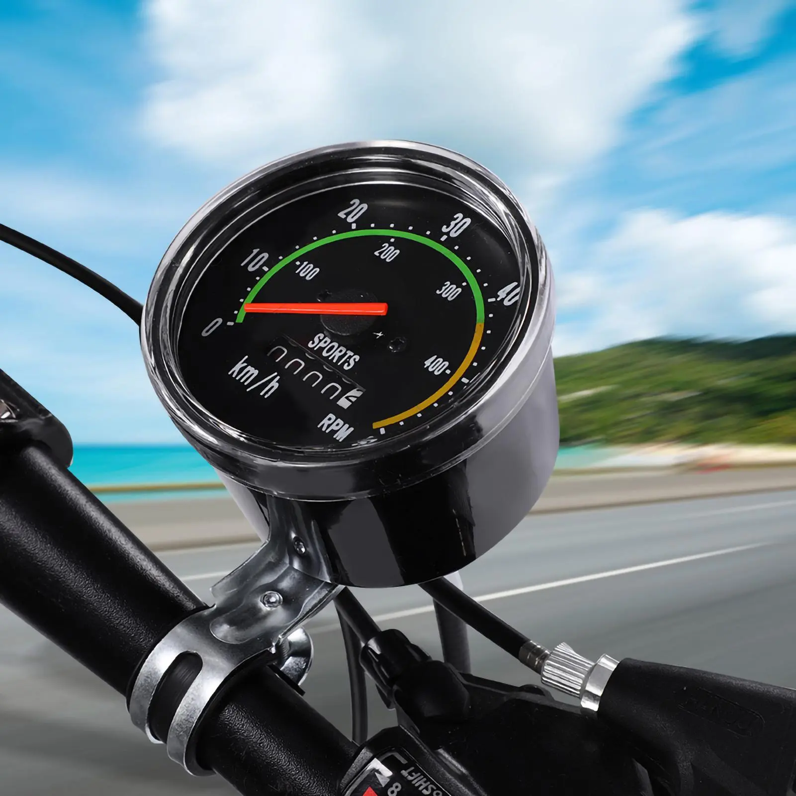 کیلومترشمار دیجیتال با نمایشگر LCD و دکمههای کنترل
