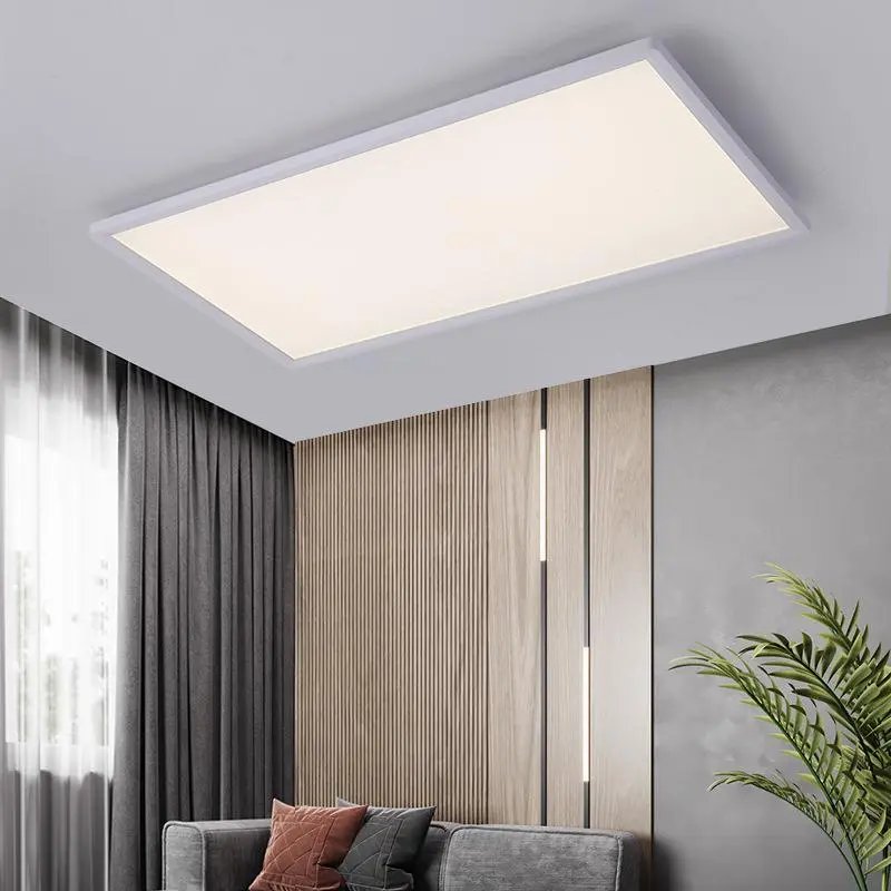 نمونه‌ای از پنل‌های LED سقفی با طراحی مدرن و نورپردازی یکنواخت