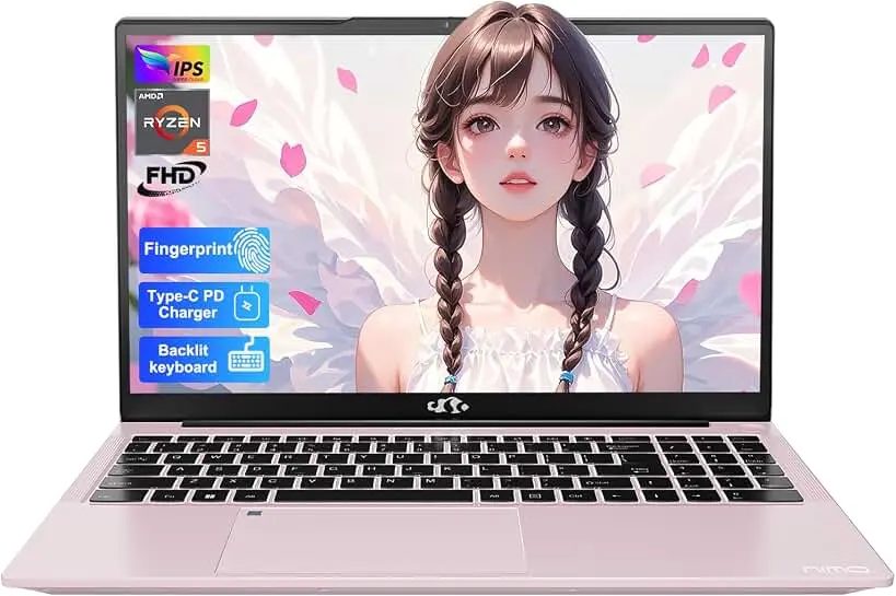 لپتاپ با صفحه نمایش بزرگ و طراحی مدرن برای دانشآموزان