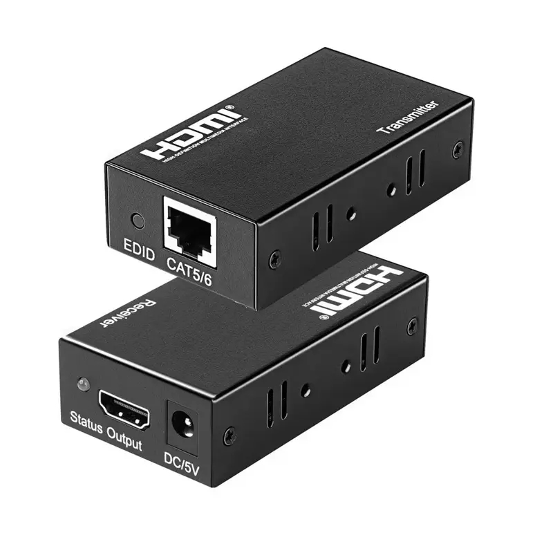 اکستندر HDMI با پورتهای USB برای انتقال دادههای کیبورد و ماوس در فاصلههای طولانی