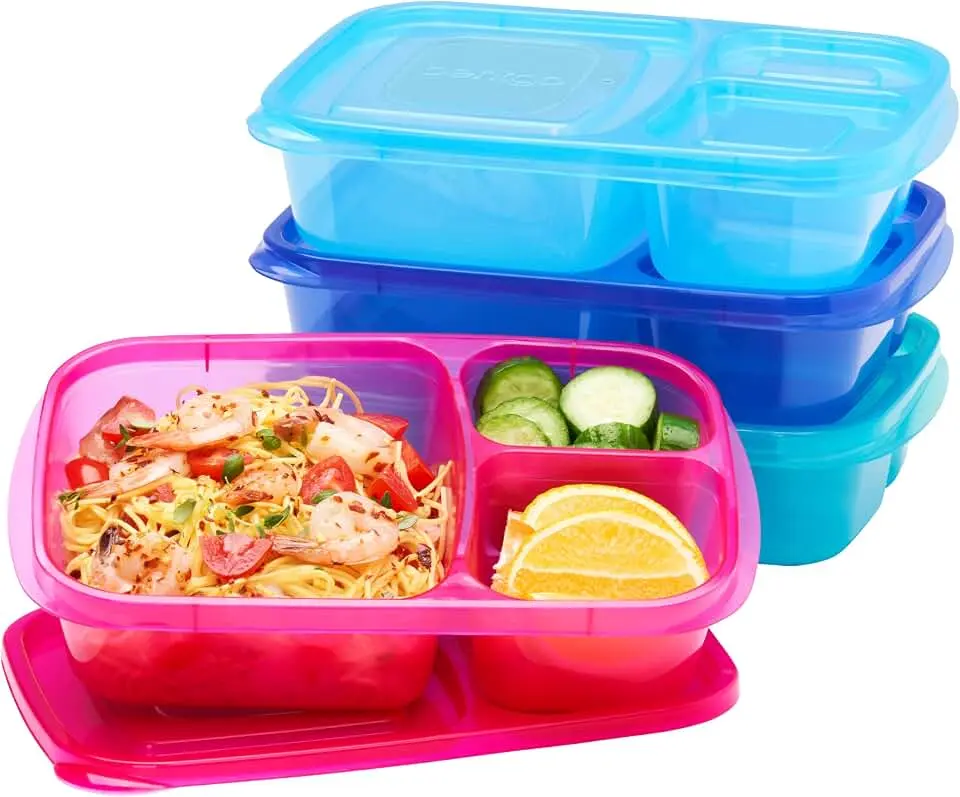 ظرف غذای پلاستیکی بدون BPA با طراحی مدرن و سبک برای دانشآموزان