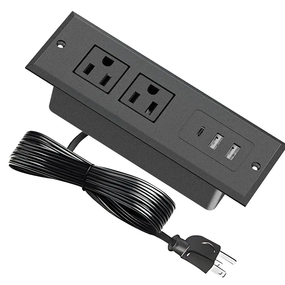 نمونه انواع پریزهای USB شامل Type-A، Type-C و Micro-B