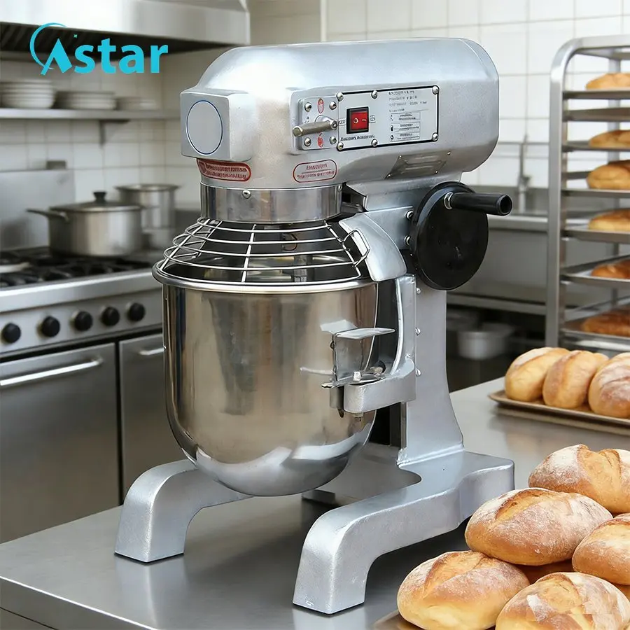 میکسر صنعتی پلانتاری برای مخلوط کردن مواد اولیه شیرینی و کیک با کیفیت بالا
