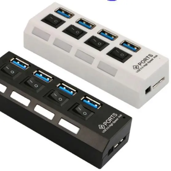 نمونه چندراهی USB با پورتهای مختلف برای اتصال دستگاههای مختلف