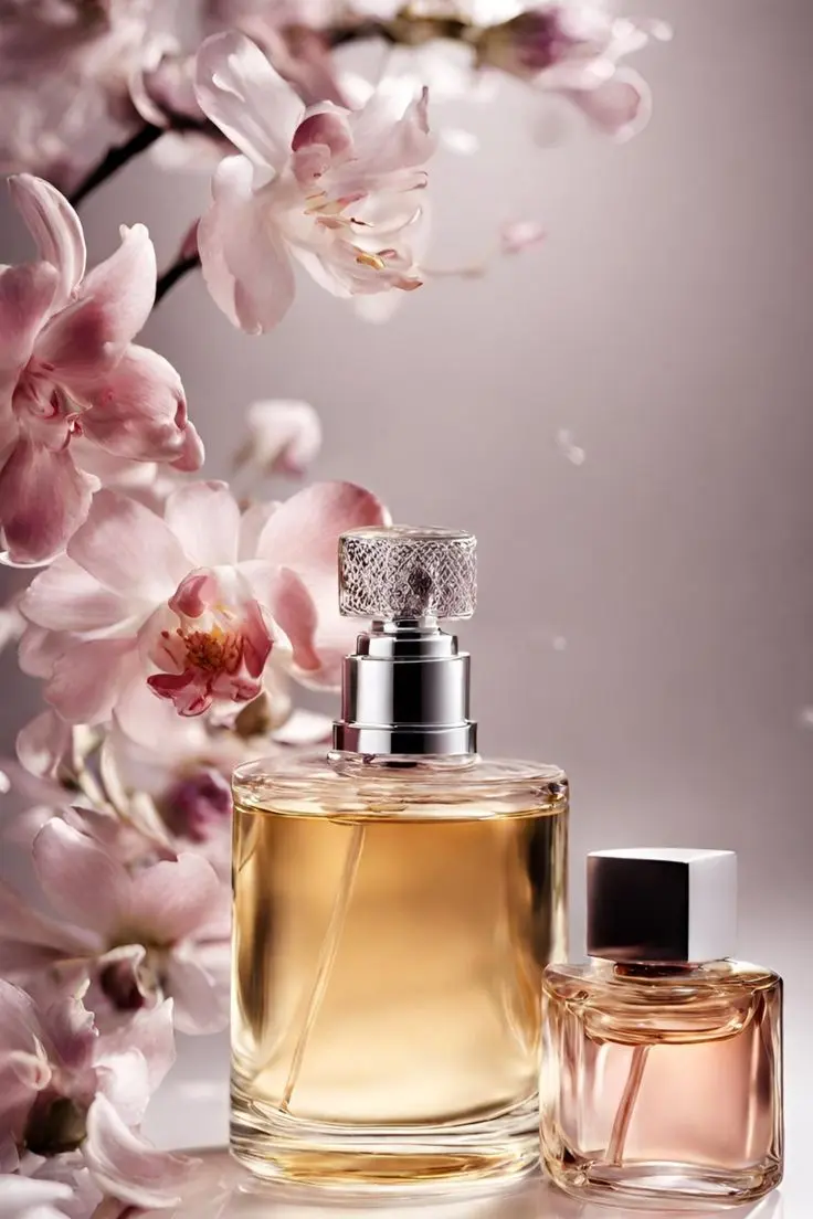 عطرهای زنانه در بطری‌های مختلف با طراحی مدرن