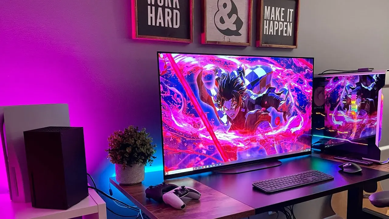 تلویزیون گیمینگ با کیفیت تصویر بالا و پورتهای HDMI 2.1