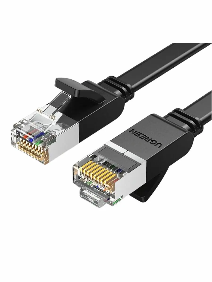 نمونه کابل شبکه Cat6 با پوشش پلاستیکی و پروفیل استاندارد