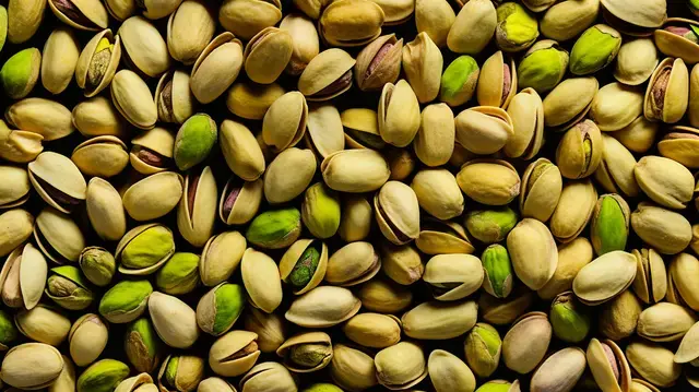 آجیل چهار مغز با بافت جذاب و زمینه زیبا