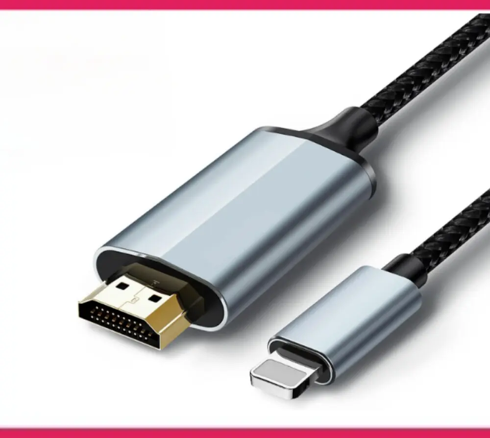 نمونه یک تبدیل لایتنینگ به HDMI با پورتهای متعدد و طراحی کوچک