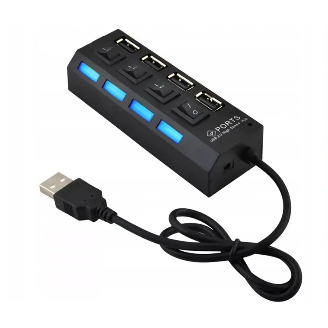 نمونه هاب USB با پورتهای مختلف برای اتصال دستگاههای مختلف